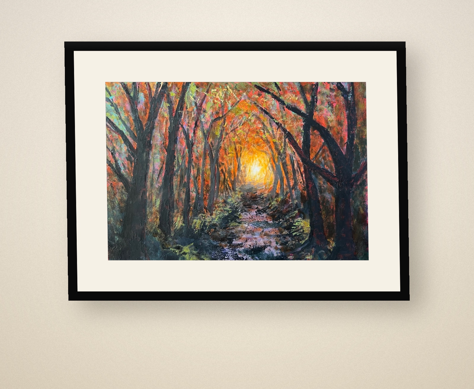 Artwork titled Forest Emberlight by Andrew Bowers