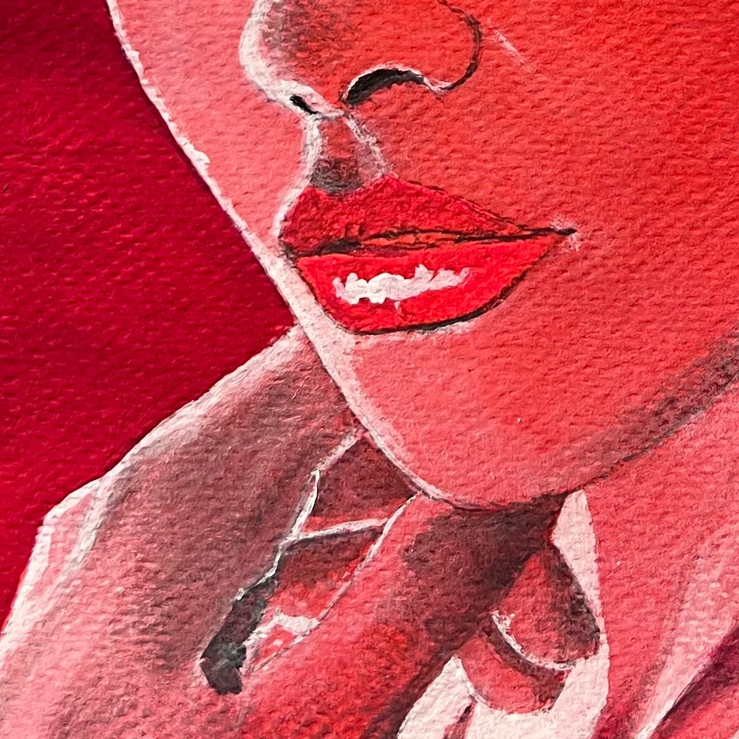 Held in Red detail 1