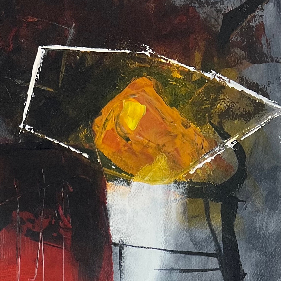 Held in Red detail 1