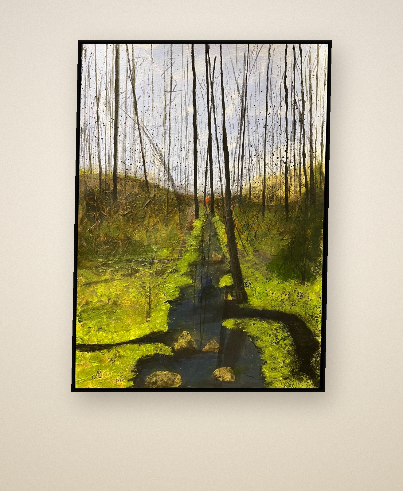 Artwork titled Where Water Narrows by Andrew Bowers