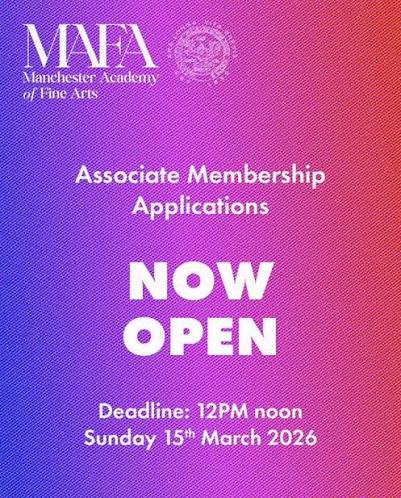 MAFA Open Call for Associate Membership applications, with an entry deadline of Sunday 15 March 2026