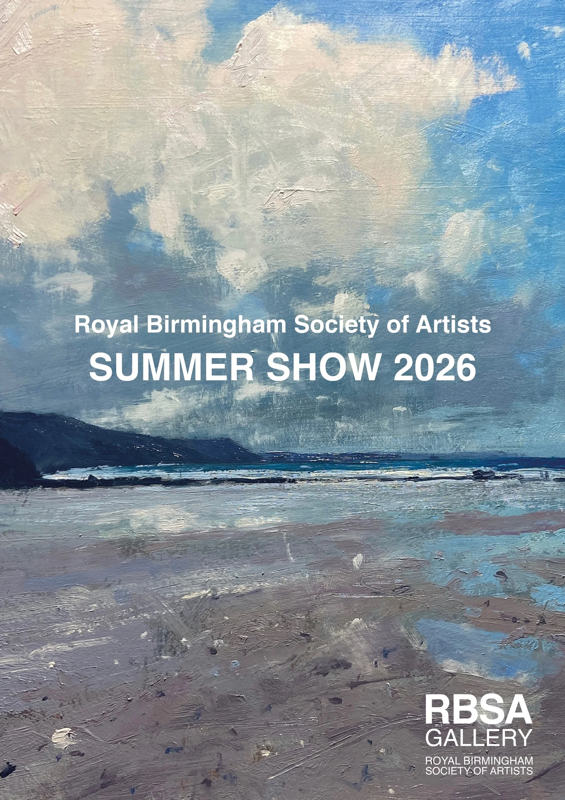 RBSA Summer Show 2026 call-for-entries poster featuring a rural landscape, with an entry deadline of Tuesday 5 May at 4pm.
