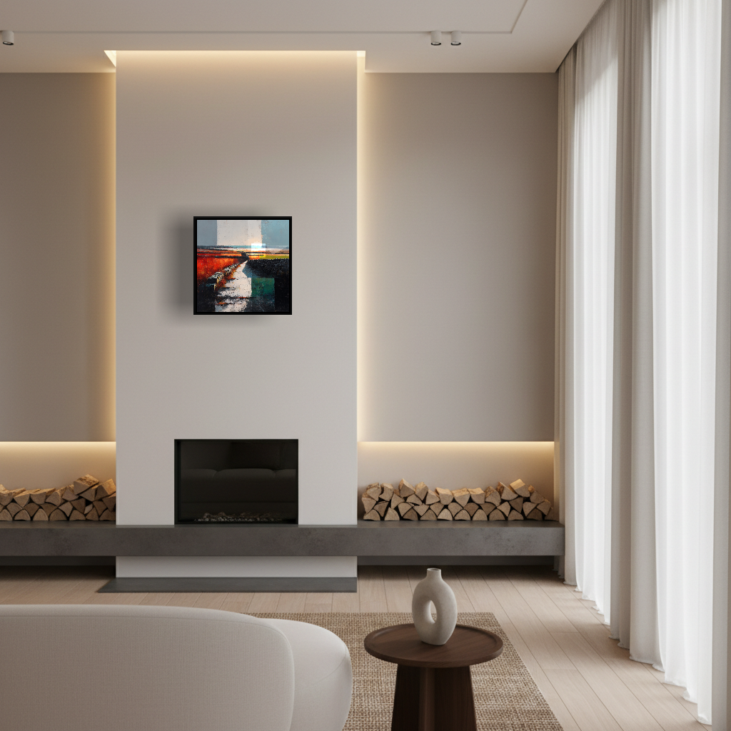 The Long Divide — Above Fireplace