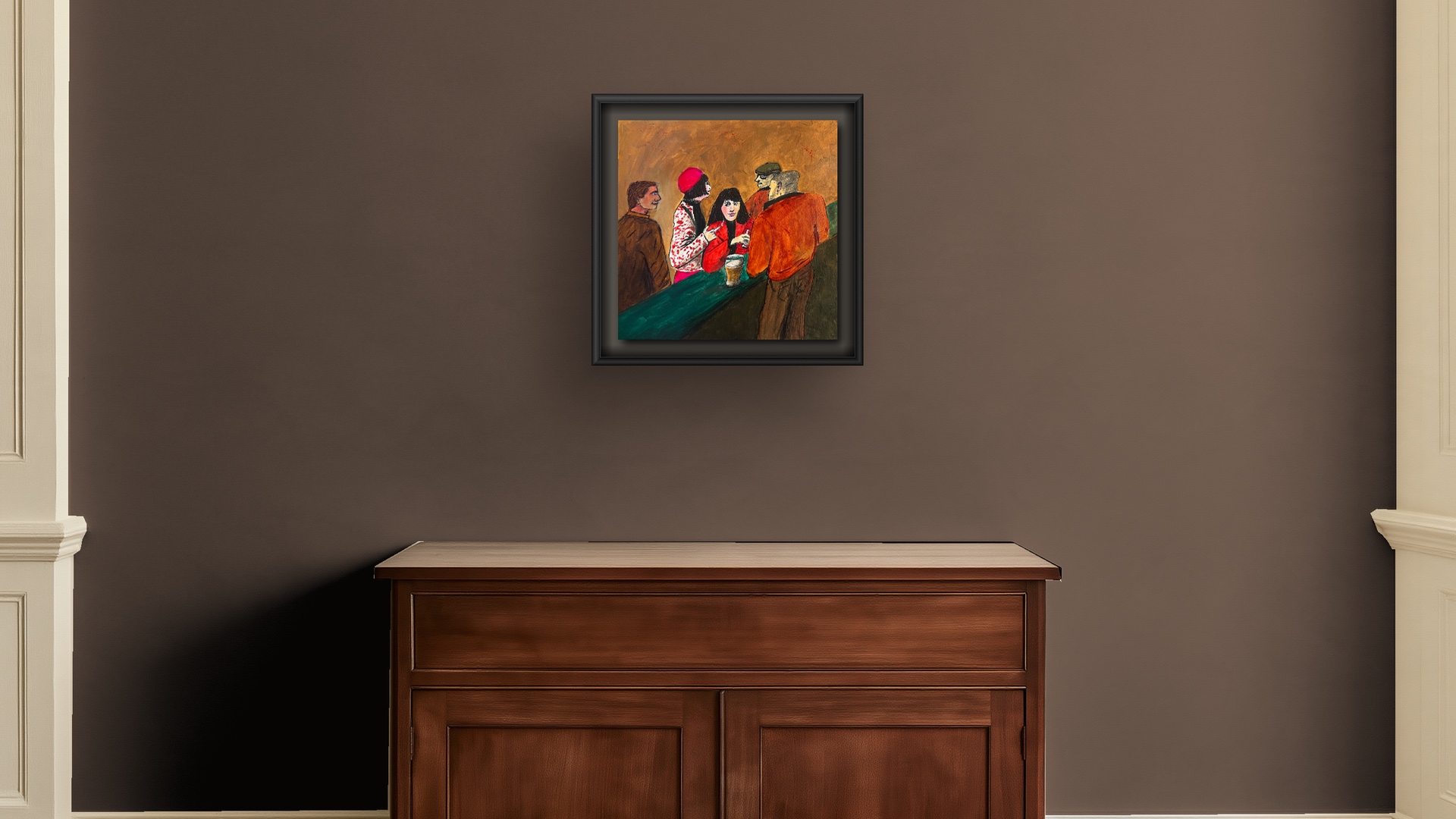 While They Were Talking — Room mockup (landscape)