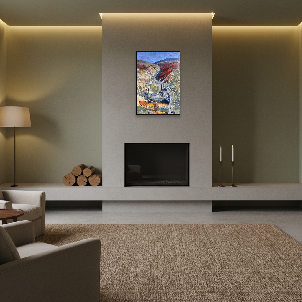 Moorland Memory — Above Fireplace