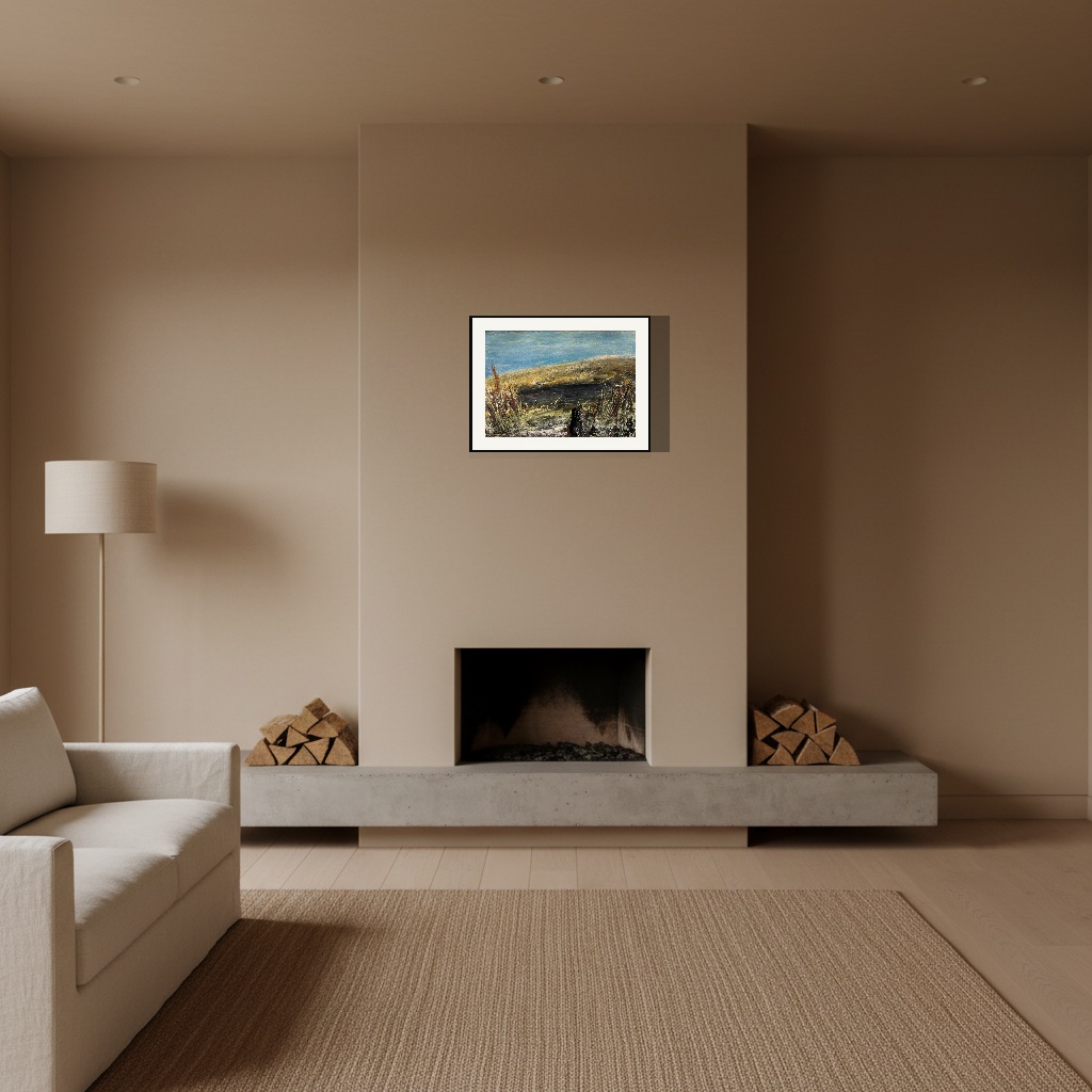Standing Ground — Above Fireplace